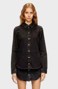 Женская черная джинсовая рубашка DE-EAZY Черный M Diesel A15808 068SS