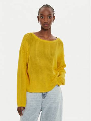 Sisley Светр 17Q3M104X Жовтий Regular Fit Sisley Светр 17Q3M104X Жовтий Regular Fit