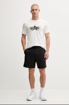 Хлопковая футболка Guess NELLO