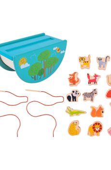 Детская развивающая игрушка Shantou Jinxing Animal Beading Balance Block, от 3 лет (C9406)