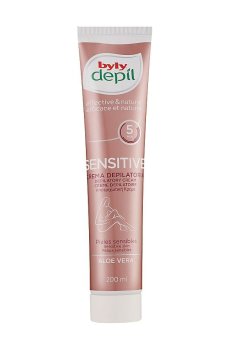 Крем для депиляции Byly Depil Sensitive Depilatory Cream для чувствительной кожи, с алоэ вера, 200 мл