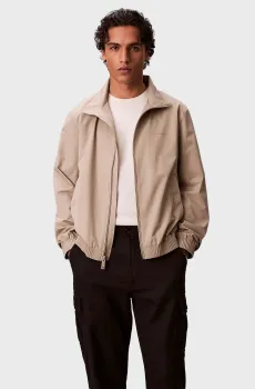 Мужская бежевая куртка STAND COLLAR Бежевый M Calvin Klein LV04LF515G