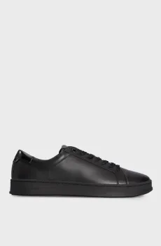 Мужские черные кожаные сникерсы LOW TOP LACE UP Черный 44 Calvin Klein HM0HM01546