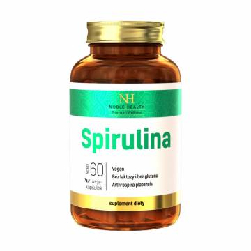 Морские водоросли Noble Health Spirulina, 60 капсул Морские водоросли Noble Health Spirulina, 60 капсул