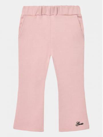 Guess Штани з тканини K3BQ12 KAD74 Рожевий Relaxed Fit Guess Штани з тканини K3BQ12 KAD74 Рожевий Relaxed Fit