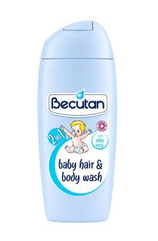 Детский шампунь и пена для ванны 2 в 1 Becutan Baby Hair & Body Wash, 200 мл