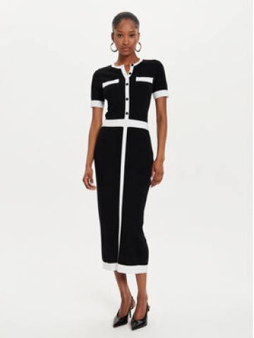 KARL LAGERFELD Трикотажна сукня 245W1331 Чорний Slim Fit KARL LAGERFELD Трикотажна сукня 245W1331 Чорний Slim Fit