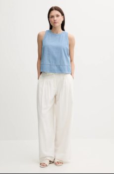 Хлопковая блузка United Colors of Benetton