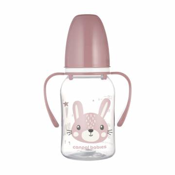 Бутылочка для кормления Canpol Babies Cute Animals с рисунком и ручкой, от 3 месяцев, розовая, 120 мл (11/823_pin) Бутылочка для кормления Canpol Babies Cute Animals с рисунком и ручкой, от 3 месяцев, розовая, 120 мл (11/823_pin)