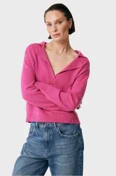 Женский малиновый пуловер Малиновый L Mexx JO0977036W