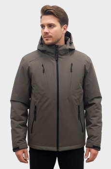 Куртка демисезонная в коричневом цвете  SB-26309-record-brown-light