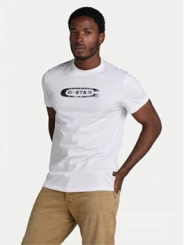 G-Star Raw Футболка Distressed D24365-336 Білий Regular Fit G-Star Raw Футболка Distressed D24365-336 Білий Regular Fit