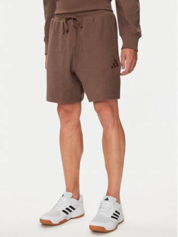 adidas Спортивні шорти Elevated ALL SZN Terry Loop IY6580 Коричневий Regular Fit adidas Спортивні шорти Elevated ALL SZN Terry Loop IY6580 Коричневий Regular Fit