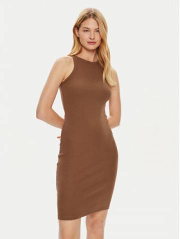 Vero Moda Повсякденна сукня Chloe 10306898 Коричневий Tight Fit Vero Moda Повсякденна сукня Chloe 10306898 Коричневий Tight Fit