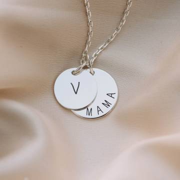 Двойной кулон "Мама и малыш" (метрика рождения) 132724dvam Двойной кулон "Мама и малыш" (метрика рождения) 132724dvam