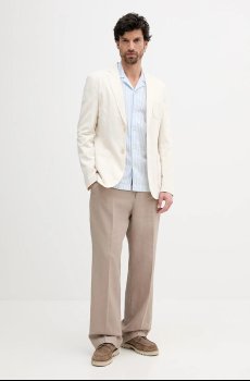 Пиджак с примесью льна Guess TYRON