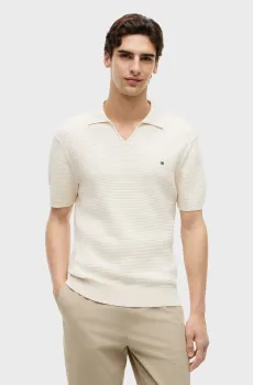 Мужское белое поло SEASONAL Белый XL Tommy Hilfiger MW0MW43243
