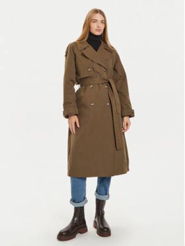 Pepe Jeans Тренч Bianca PL402446 Зелений Regular Fit Pepe Jeans Тренч Bianca PL402446 Зелений Regular Fit