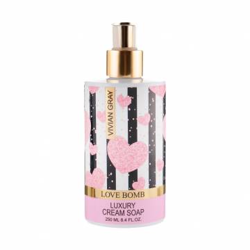 Жидкое крем-мыло для рук Vivian Gray Love Bomb Luxury Cream Soap, 250 мл Жидкое крем-мыло для рук Vivian Gray Love Bomb Luxury Cream Soap, 250 мл