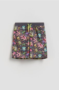 Reserved - BOYS` SWIMMING SHORTS - темно-сірий - 597IT-90X