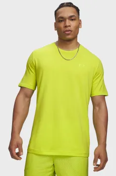 Мужская салатовая футболка UA M ICON TEE SS Салатовый XL Under Armour 6000000-394