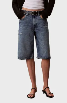 Женские голубые джинсовые шорты JACKSON Синий 24 Calvin Klein Jeans LV047F771G