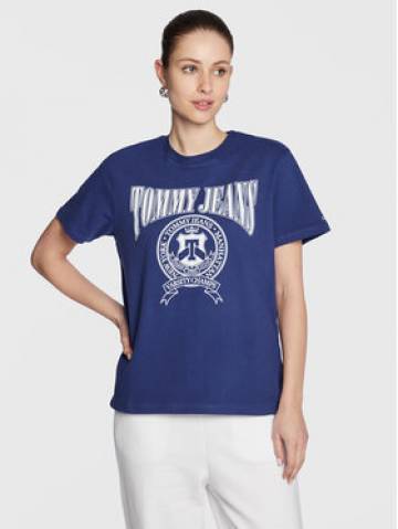 Tommy Jeans Футболка Varsity DW0DW14919 Cиній Loose Fit Tommy Jeans Футболка Varsity DW0DW14919 Cиній Loose Fit