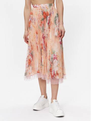 TWINSET Спідниця в складку 231TP2733 Оранжевий Regular Fit TWINSET Спідниця в складку 231TP2733 Оранжевий Regular Fit
