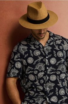 Капелюх типу fedora - бежевий