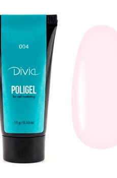 Полигель для наращивания ногтей Divia Polygel 004, 30 г