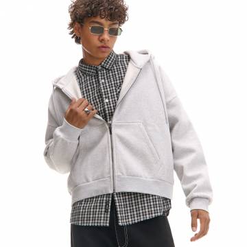 Cropp - Гладке худі - light grey Cropp - Гладке худі - light grey