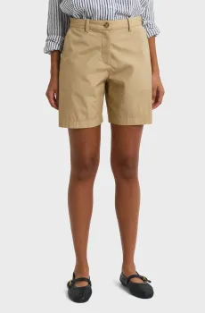 Женские бежевые шорты LIGHTWEIGHT CHINO SHORTS Бежевый 34 Gant 4020114