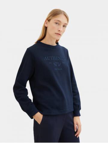 Tom Tailor Світшот 1039069 Cиній Regular Fit Tom Tailor Світшот 1039069 Cиній Regular Fit
