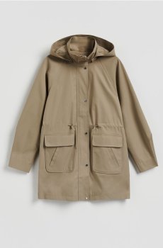 Reserved - Куртка-парка з каптуром - світло-зелений - 528IA-70X