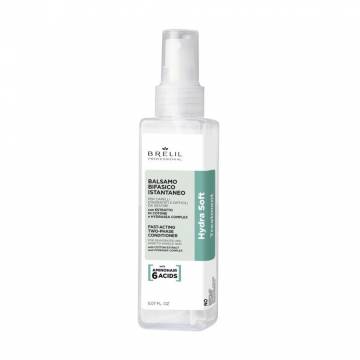 Быстродействующий двухфазный кондиционер для волос Brelil Hydra Soft Treatment Fast-Acting Two-Phase Conditioner, 150 мл Быстродействующий двухфазный кондиционер для волос Brelil Hydra Soft Treatment Fast-Acting Two-Phase Conditioner, 150 мл