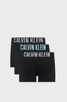 Мужские черные боксеры (3 шт) Черный M Calvin Klein 000NB3608A