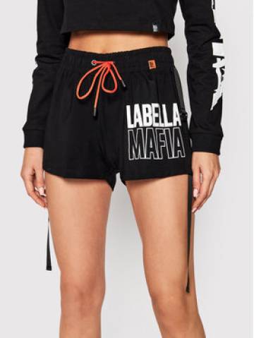LaBellaMafia Спортивні шорти 23012 Чорний Regular Fit LaBellaMafia Спортивні шорти 23012 Чорний Regular Fit