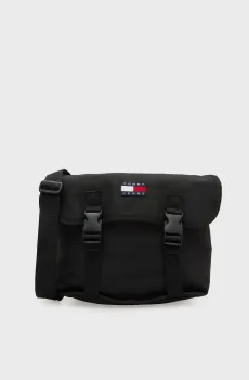 Мужская черная сумка DAILY MESSENGER Черный ONESIZE Tommy Jeans AM0AM14332