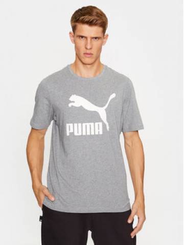 Puma Футболка Classics Logo 530088 Сірий Regular Fit Puma Футболка Classics Logo 530088 Сірий Regular Fit