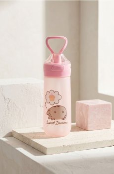 Бутилка зі соломинкою Pusheen the Cat - різнобарвний