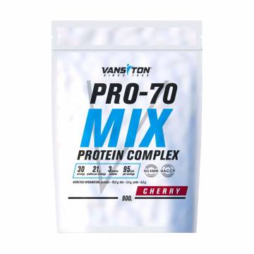 Протеин Vansiton Mega Protein Pro-70 Вишня, в порошке, 900 г Протеин Vansiton Mega Protein Pro-70 Вишня, в порошке, 900 г
