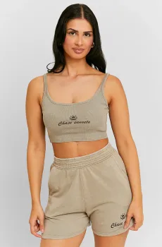 Женский серый топ Серый S Tally Weijl SSLCOSALETE2