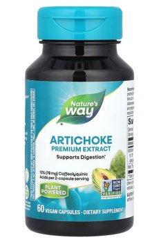 Артишок Natures Way Artichoke Supports Digestion, 60 капсул