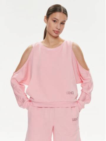 Liu Jo Світшот MA4385 F0873 Рожевий Loose Fit Liu Jo Світшот MA4385 F0873 Рожевий Loose Fit