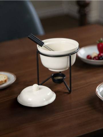 Набір для фондю - білий