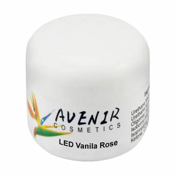 Гель для наращивания ногтей Avenir Cosmetics LED Vanila Rose, 15 мл Гель для наращивания ногтей Avenir Cosmetics LED Vanila Rose, 15 мл
