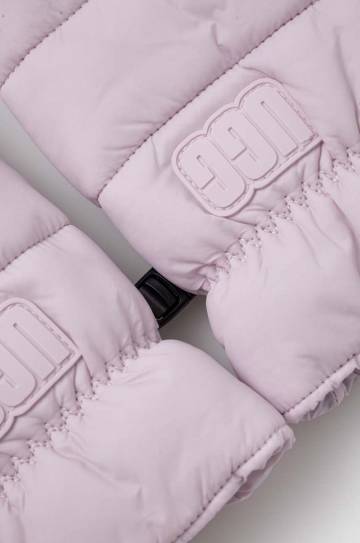 Перчатки UGG женские цвет розовый Перчатки UGG женские цвет розовый