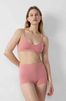 Женские персиковые трусики-шортики AMANDE Оранжевый M Etam 6528255