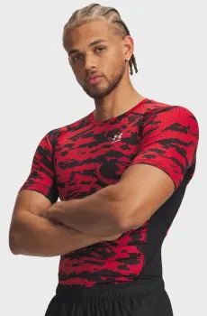 Мужская футболка UA HG Printed SS-BLK Разноцветный S Under Armour 6009657-002