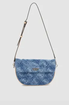 Женская синяя джинсовая сумка Синий ONESIZE Guess HWDG96.45190;DLP